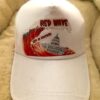 Red wave hat combo