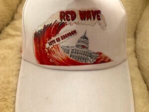 Red wave hat combo