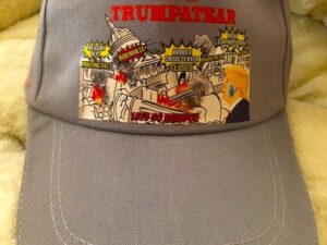 Gray trumpatear baseball cap